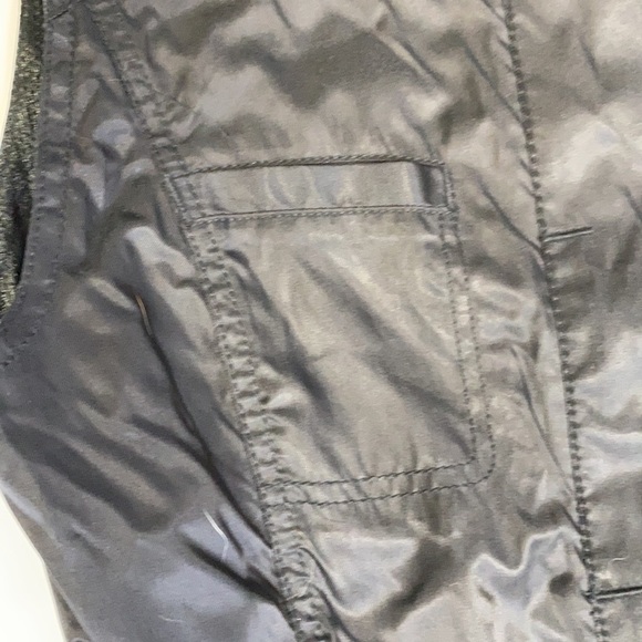 Converse All Star Zip Up Belted Edgy Moto Vest With Snap Collar Black Small EUC - Picture 8 of 12